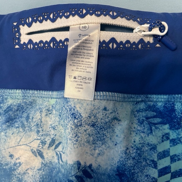 Ivivva Girls Skort Royal Blue. Great Condition. Size 10. - Picture 5 of 5